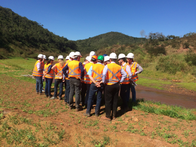 Conselho Curador da Fundação Renova visita área de recuperação do Rio Gualaxo, afluente do Doce. 
