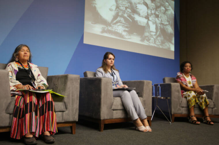 Session "Environmental Crimes, Justice, Compensation and Violation of Rights" at the 8th World Water Forum | Photo: Released