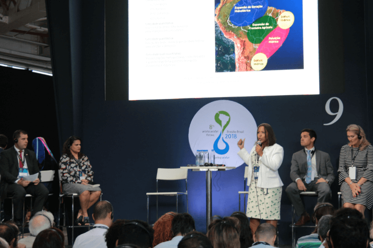 Larissa Rosa, do Ministério do Meio Ambiente, reforça que que “trabalhar com revitalização é a maneira mais adequada para garantir uma vida sustentável”