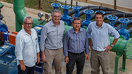 Colatina receives alternative water pipeline