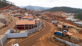 Em janeiro de 2019 começaram as obras de infraestrutura, como pavimentação, drenagem, redes de esgoto, distribuição de água e de energia.  | Foto: Bruno Correa / NITRO