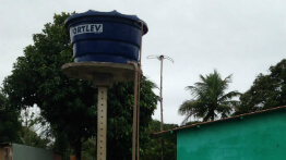 Water tanks will guarantee supply without interruption in Regência