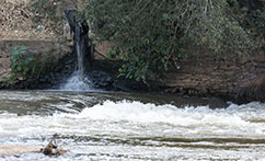 Obras de saneamento, em Dionísio (MG), vão contribuir com a melhoria da qualidade da água do rio Doce